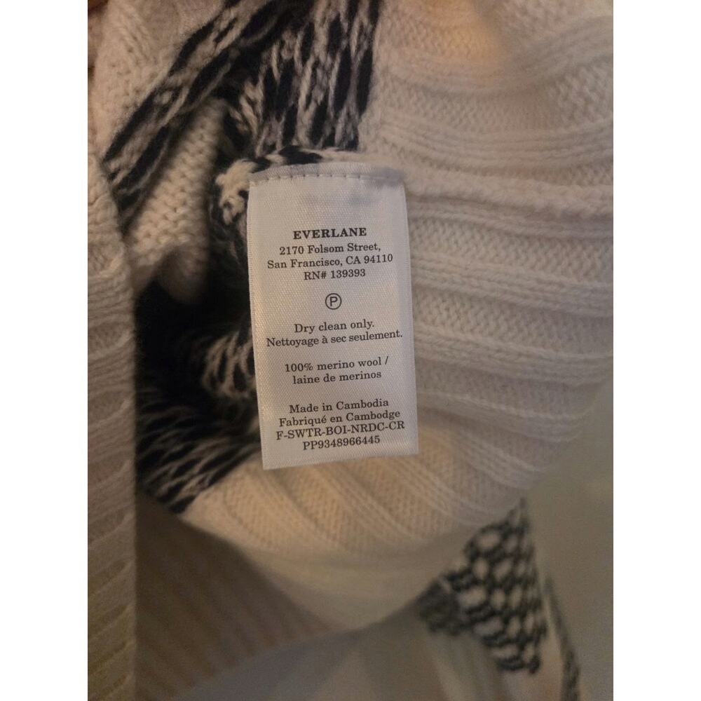 Everlane Nordic Cropped Boxy Crew in Luxe Merino NWT - Picture 9 of 9